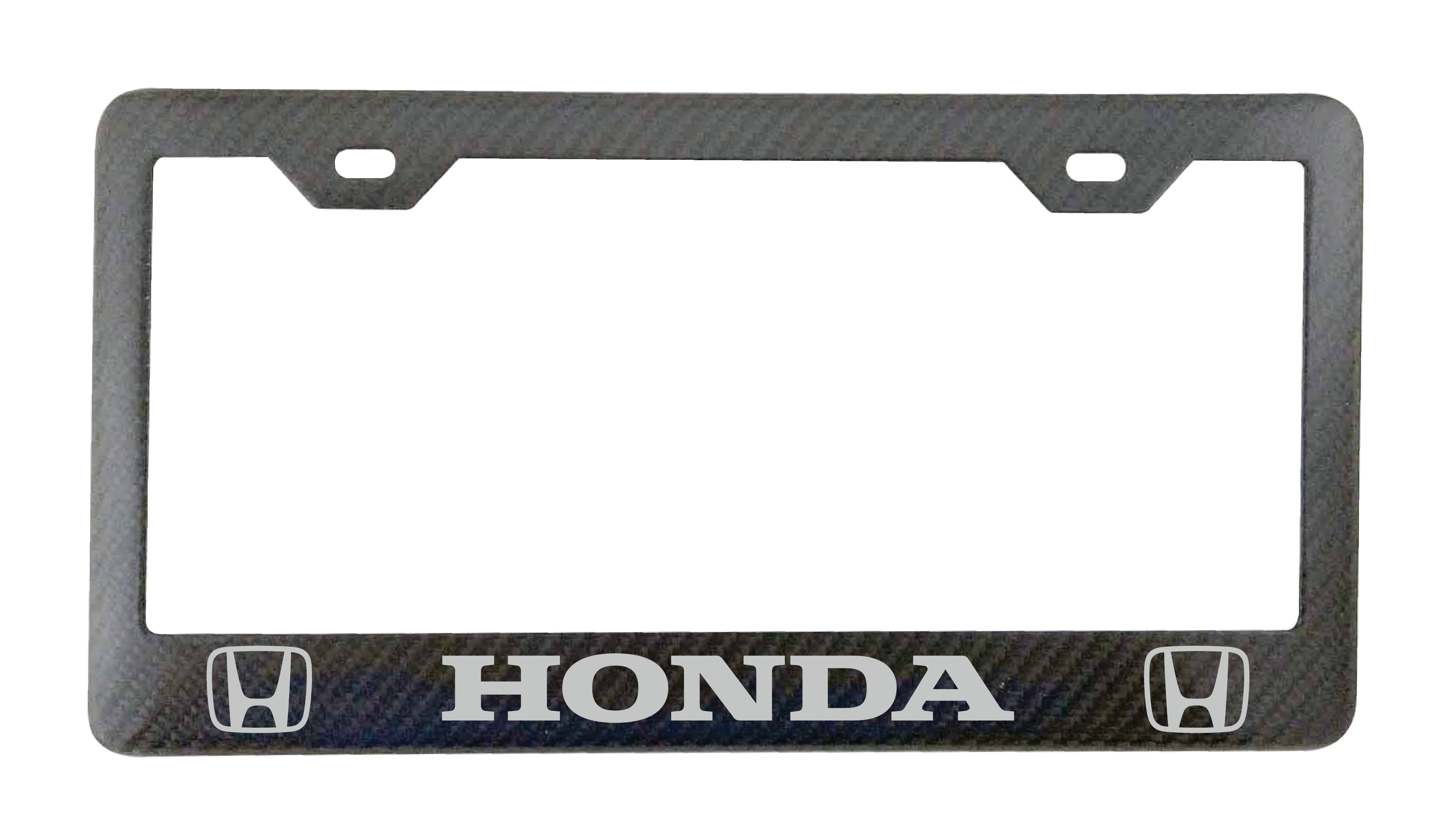Honda Carbon Fiber License Frame