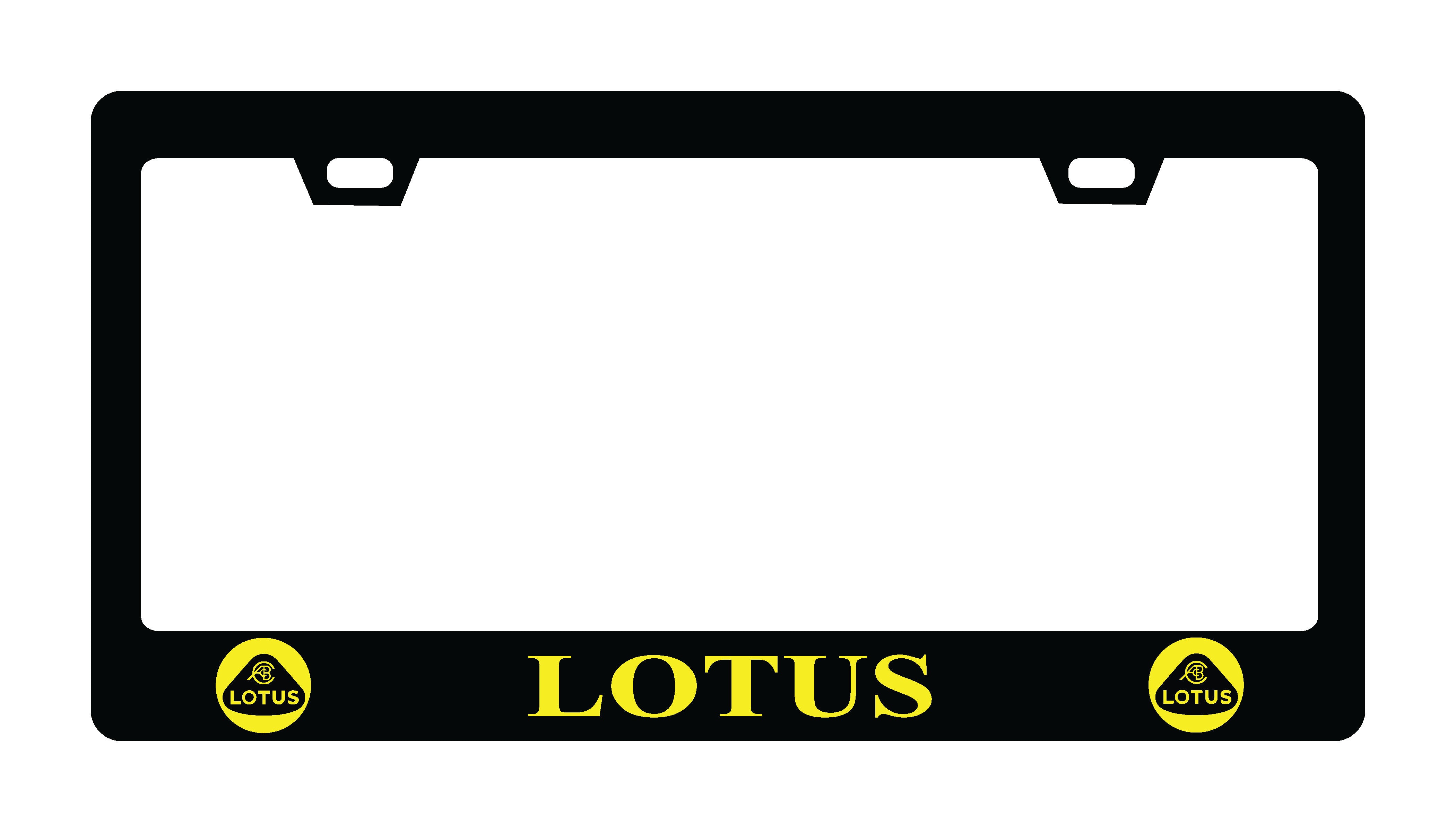 Lotus Carbon Fiber License Frame
