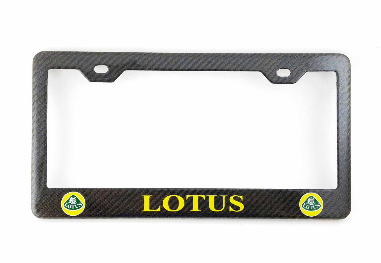 Lotus Carbon Fiber License Frame