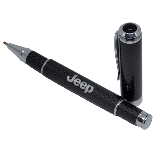 Jeep Carbon Fiber Pen Silver