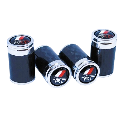 Toyota TRD  Left Logo carbon Fiber Tire Caps