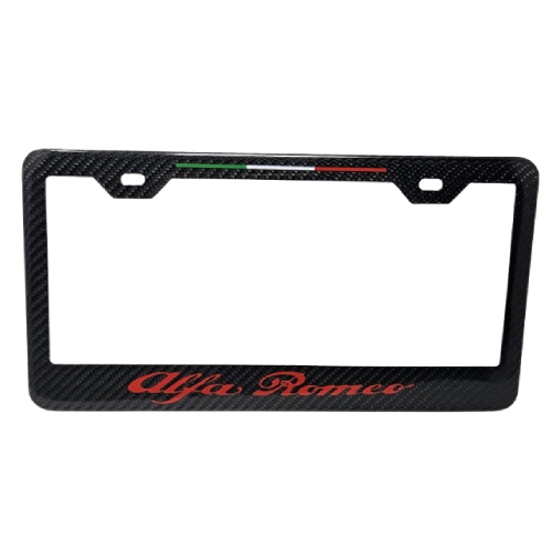 Alfa Romeo Red Text Only Italy Stripe Top 2H