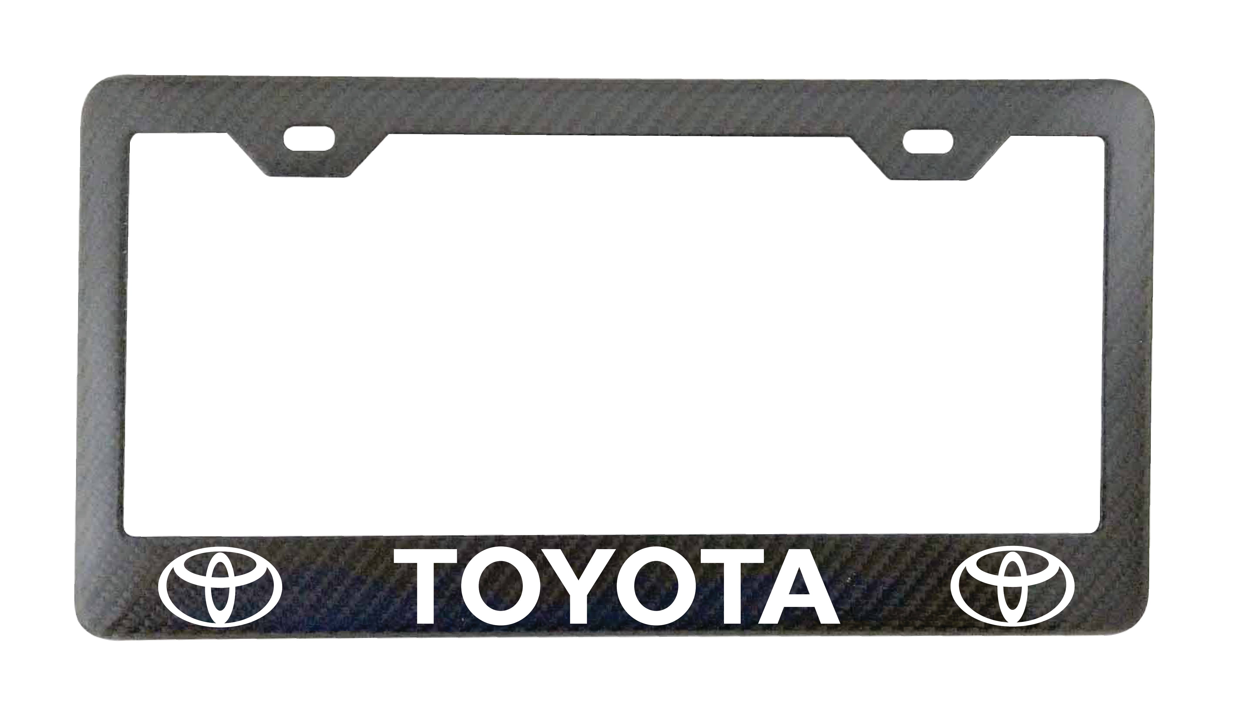 Toyota Carbon Fiber License Frame