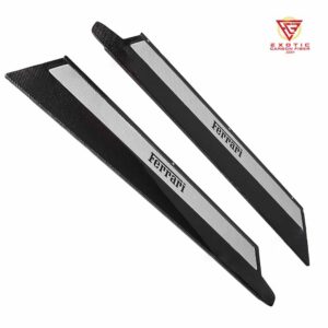 CFmercedes Stainless Steel License Plate Frame – Carbon Fiber Style – 1SS-MB-CF001S