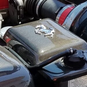 Ferrari 360 Coolant Tank Cover with Cavallino