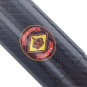 Diamond Crown 2 Cigar Holder Color Logo Exotic Carbon Fiber