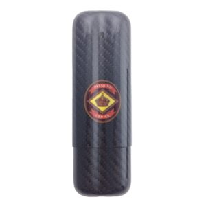 Diamond Crown 2 Cigar Holder Color Logo Exotic Carbon Fiber