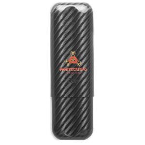 Monte Cristo 2 Cigar Holder Color Logo Exotic Carbon Fiber