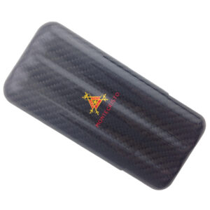 Monte Cristo 3 Cigar Holder Color Logo Exotic Carbon Fiber