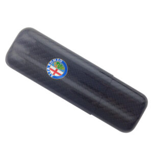 Alfa Romeo 2 Cigar Holder Color Logo Exotic Carbon Fiber