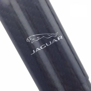Jaguar 2 Cigar Holder Silver Cat Logo Exotic Carbon Fiber