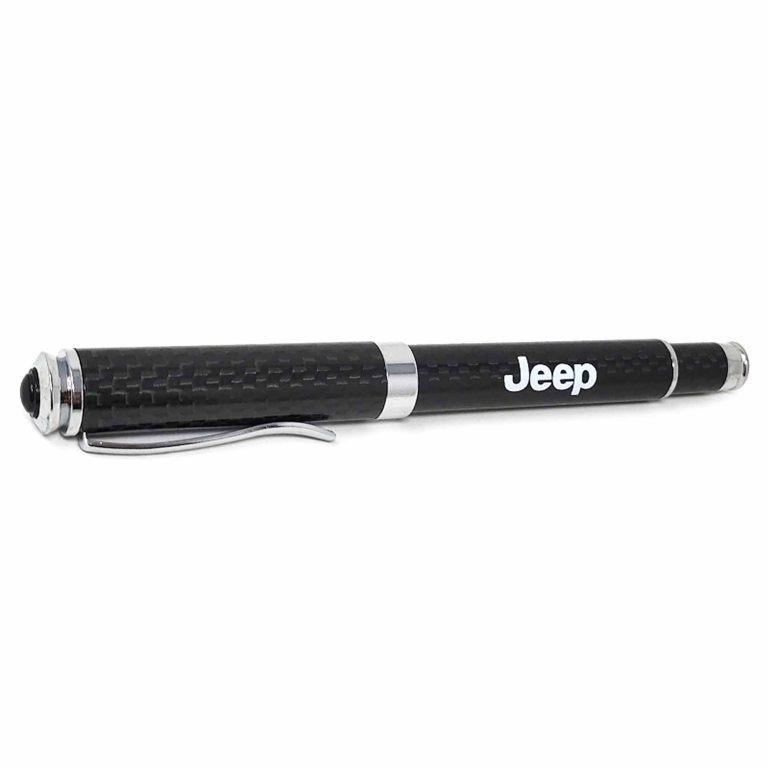 Jeep Carbon Fiber Pen Silver Exotic Carbon Fiber