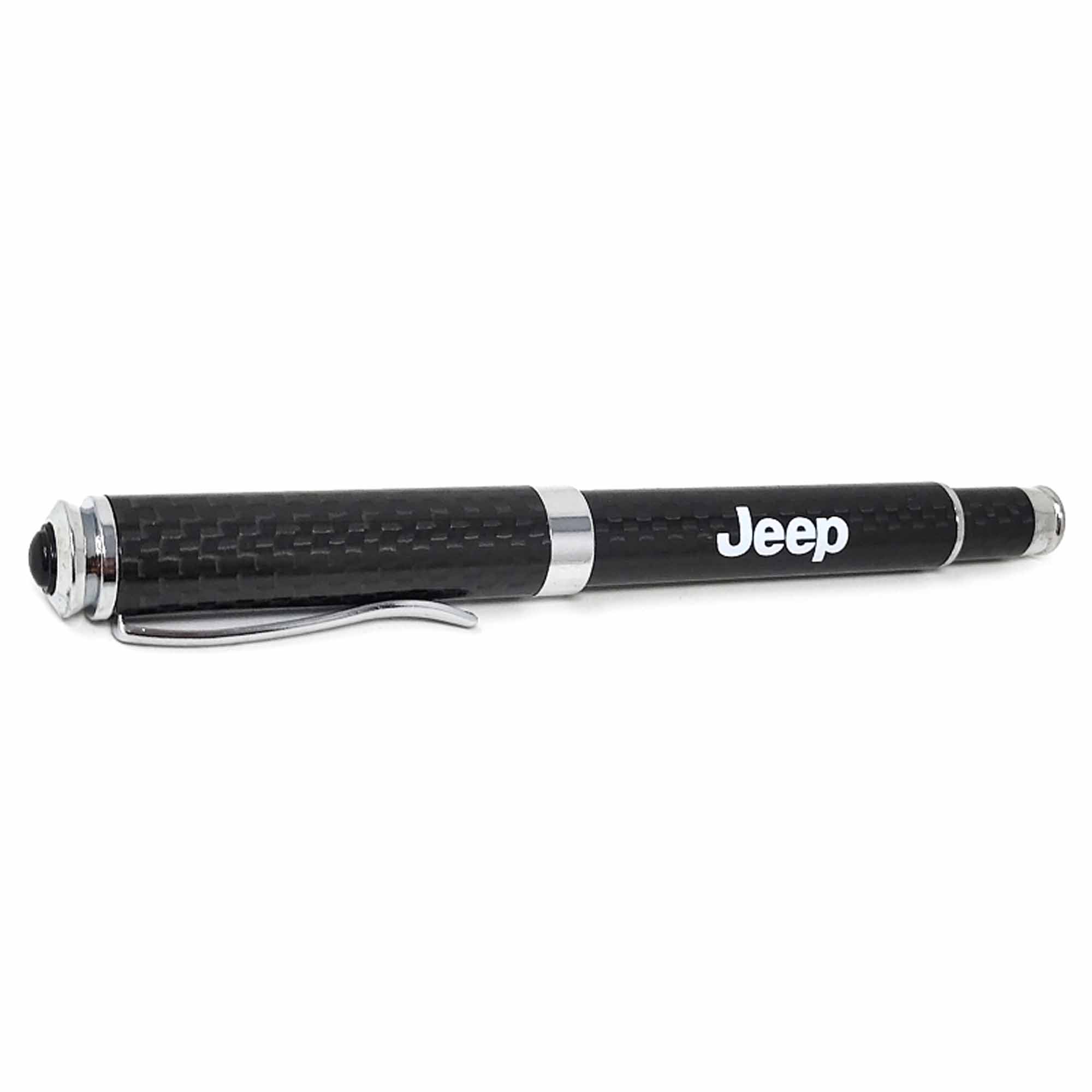 Jeep Carbon Fiber Pen - Silver | Exotic Carbon Fiber