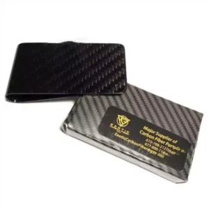 Range Rover Money Clip Green Logo Exotic Carbon Fiber
