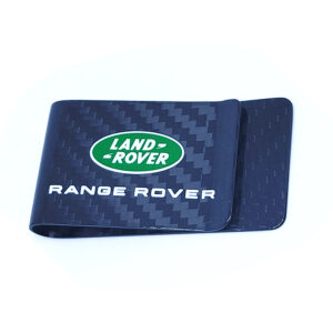 Range Rover Money Clip Green Logo Exotic Carbon Fiber