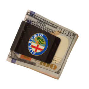 Alfa Romeo Money Clip Color Logo Exotic Carbon Fiber