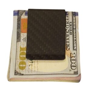 Blank Money Clip Matte Finish 2x2 Exotic Carbon Fiber