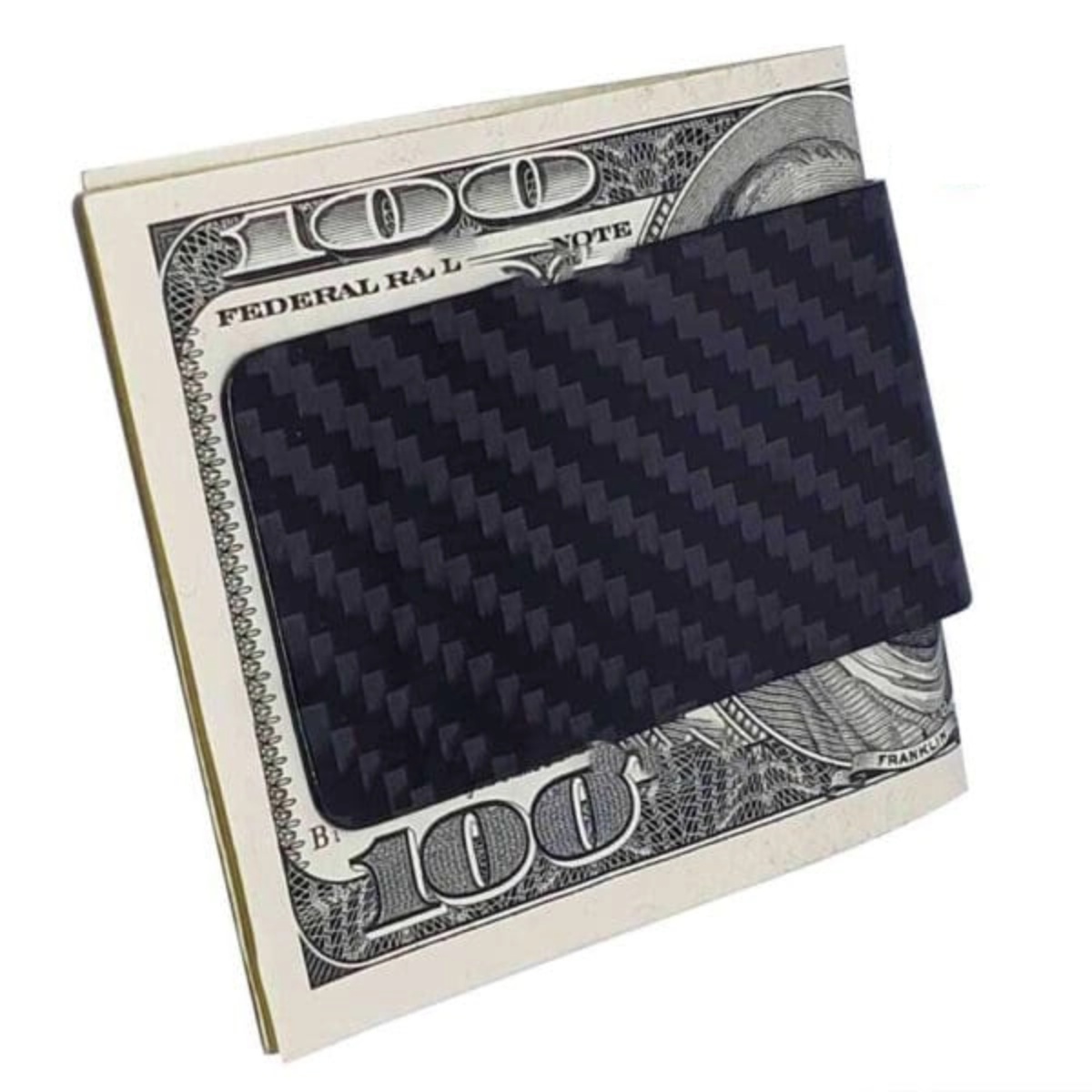 Jaguar Money Clip 3D Cat Logo Exotic Carbon Fiber