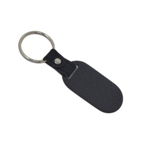 Blank Oblong Key Fob Carbon Fiber Exotic Carbon Fiber