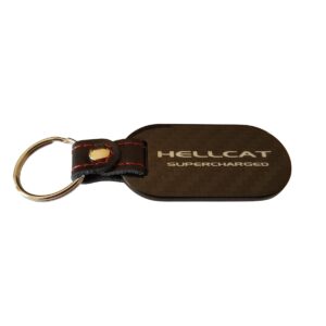 Dodge Hellcat Key Fob White Logo Exotic Carbon Fiber