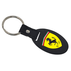 Ferrari Key Fob Scuderia Shield Oval Exotic Carbon Fiber
