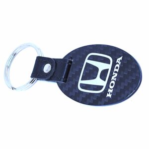 Honda Key Fob Silver Text and Logo Exotic Carbon Fiber