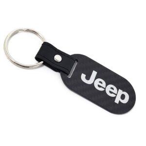 Jeep Silver Key Fob Carbon Fiber Exotic Carbon Fiber
