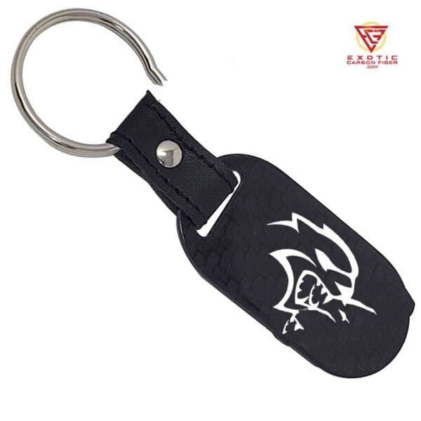 KR010z_Hellcat_White_Oblong_Keyfob