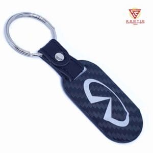 Infiniti Key Fob Silver Text and Logo