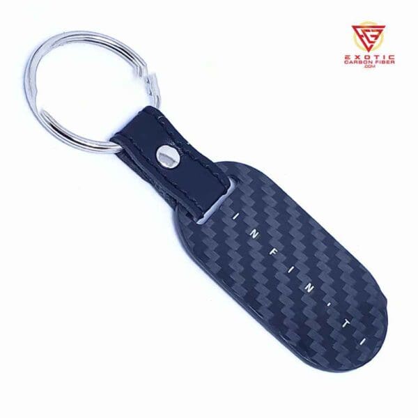 Infiniti Key Fob Silver Text and Logo