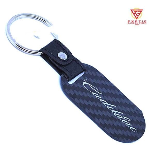 KR038z_Cadillac_Silver_Text_Color_Logo_Oblong_Keyfob
