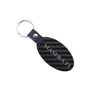 Maserati Key Fob Color Logo Exotic Carbon Fiber