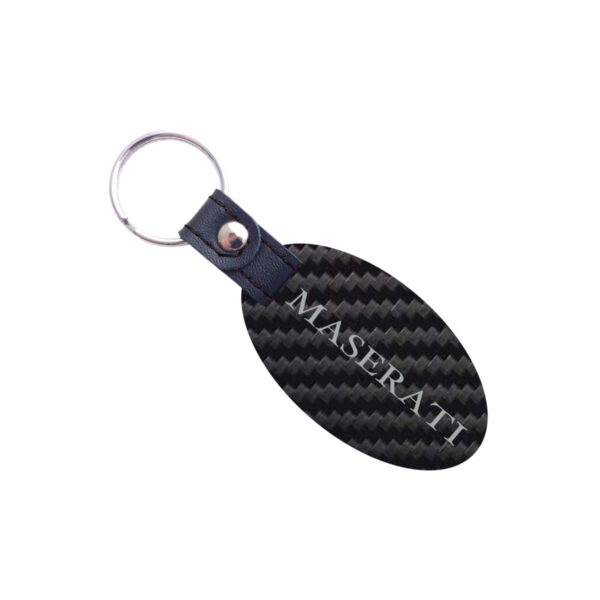 Maserati 3D Alloy Logo Key Fob Keychain - Luxury Car Accessory Gift With 3-Year Warranty
