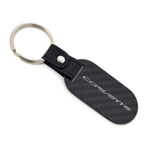 Corvette C7 Key Fob Full Color Oblong Exotic Carbon Fiber