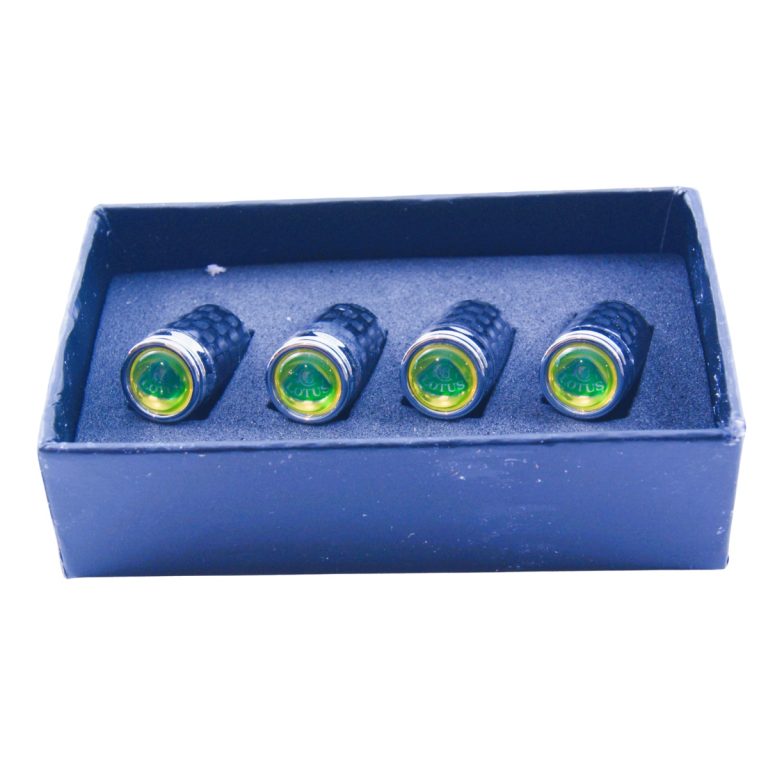 Lotus Tire Valve Caps Exotic Carbon Fiber