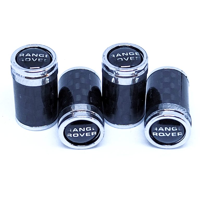Range Rover Tire Valve Caps Exotic Carbon Fiber