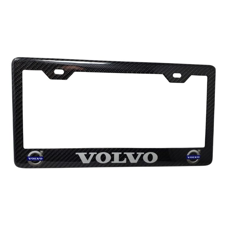 Volvo Carbon Fiber License Frame Exotic Carbon Fiber