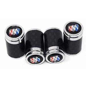Buick Tire Valve Caps Black Background