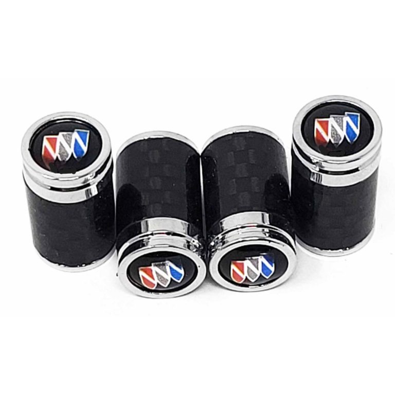 Buick Tire Valve Caps Black Background