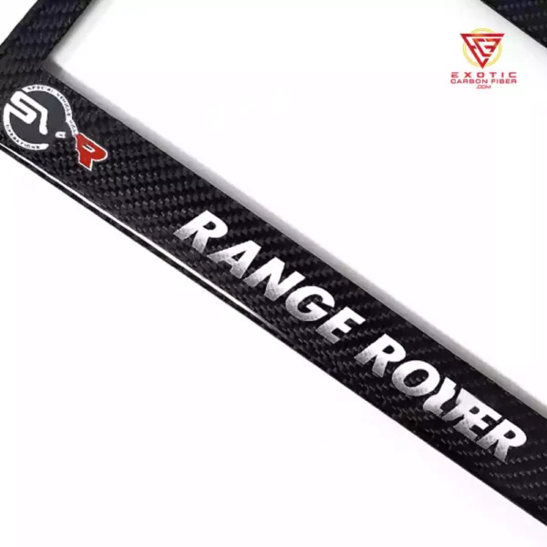 Range Rover SVR Carbon Fiber License Frame