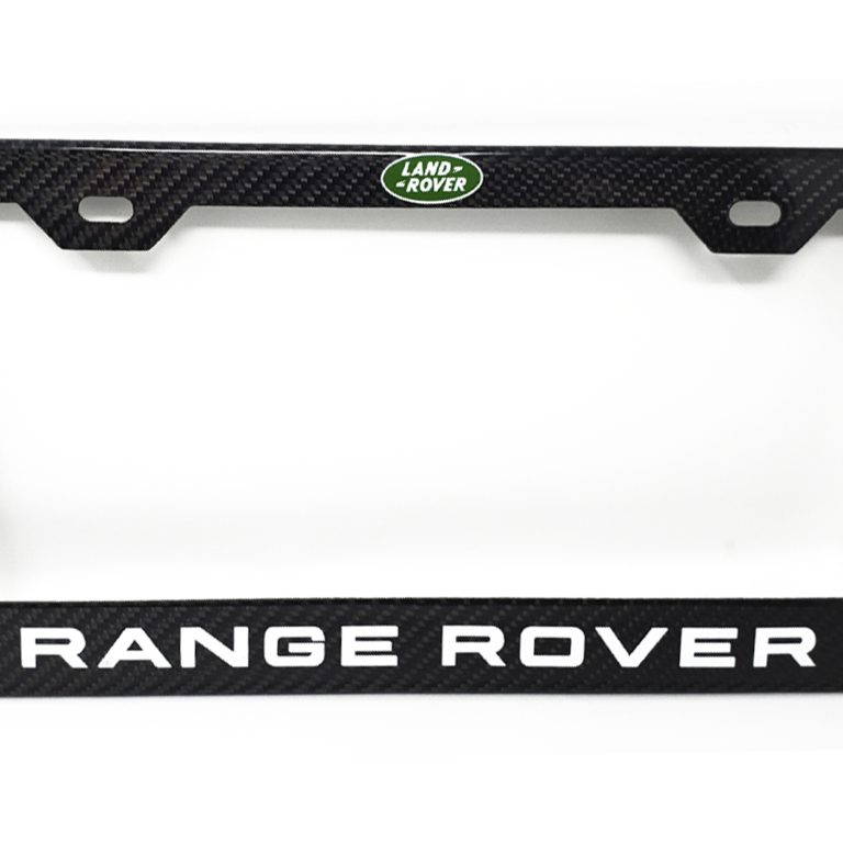 Range Rover Carbon Fiber Frame Green Logo Exotic Carbon Fiber