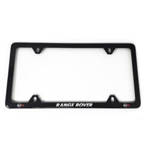Range Rover SVR Carbon Fiber 4H License Frame Exotic Carbon Fiber