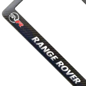 Range Rover SVR Carbon Fiber License Frame Exotic Carbon Fiber