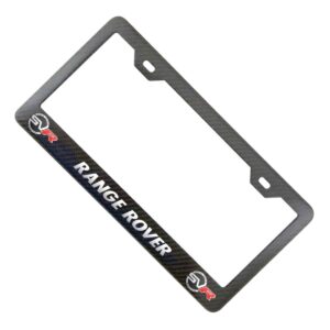 Range Rover SVR Carbon Fiber License Frame Exotic Carbon Fiber