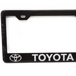 Toyota Carbon Fiber License Frame Exotic carbon Fiber