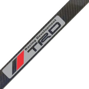 Toyota TRD License Frame Black Logo Exotic Carbon Fiber