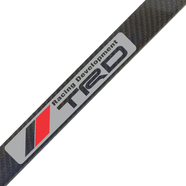 Toyota TRD License Frame Black Logo Exotic Carbon Fiber
