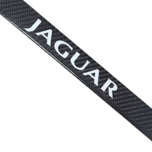 Jaguar License Frame White Text Only Exotic Carbon Fiber