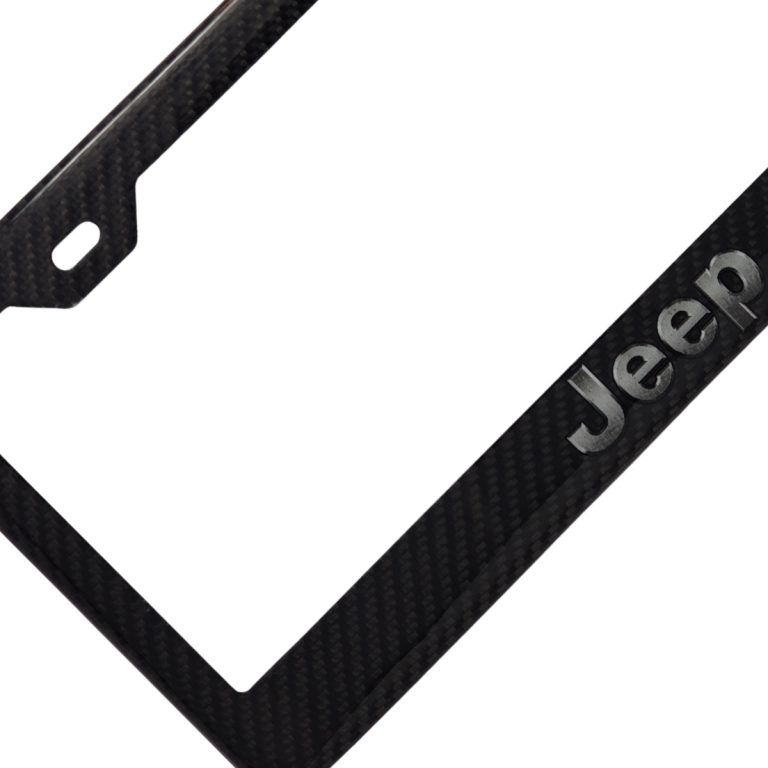 Jeep Carbon Fiber License Frame Exotic Carbon Fiber