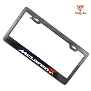 LP062z_McLaren_White_Text_Red_Swoosh_Plate_Frame